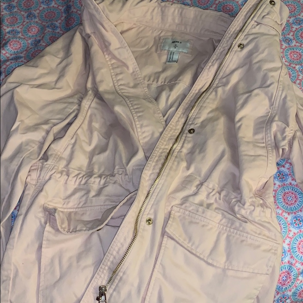 Forever 21 light pink jacket